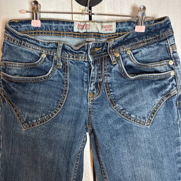 Mossimo Supply Co. Women's Blue Straight Leg Jeans - Picture 2 of 5